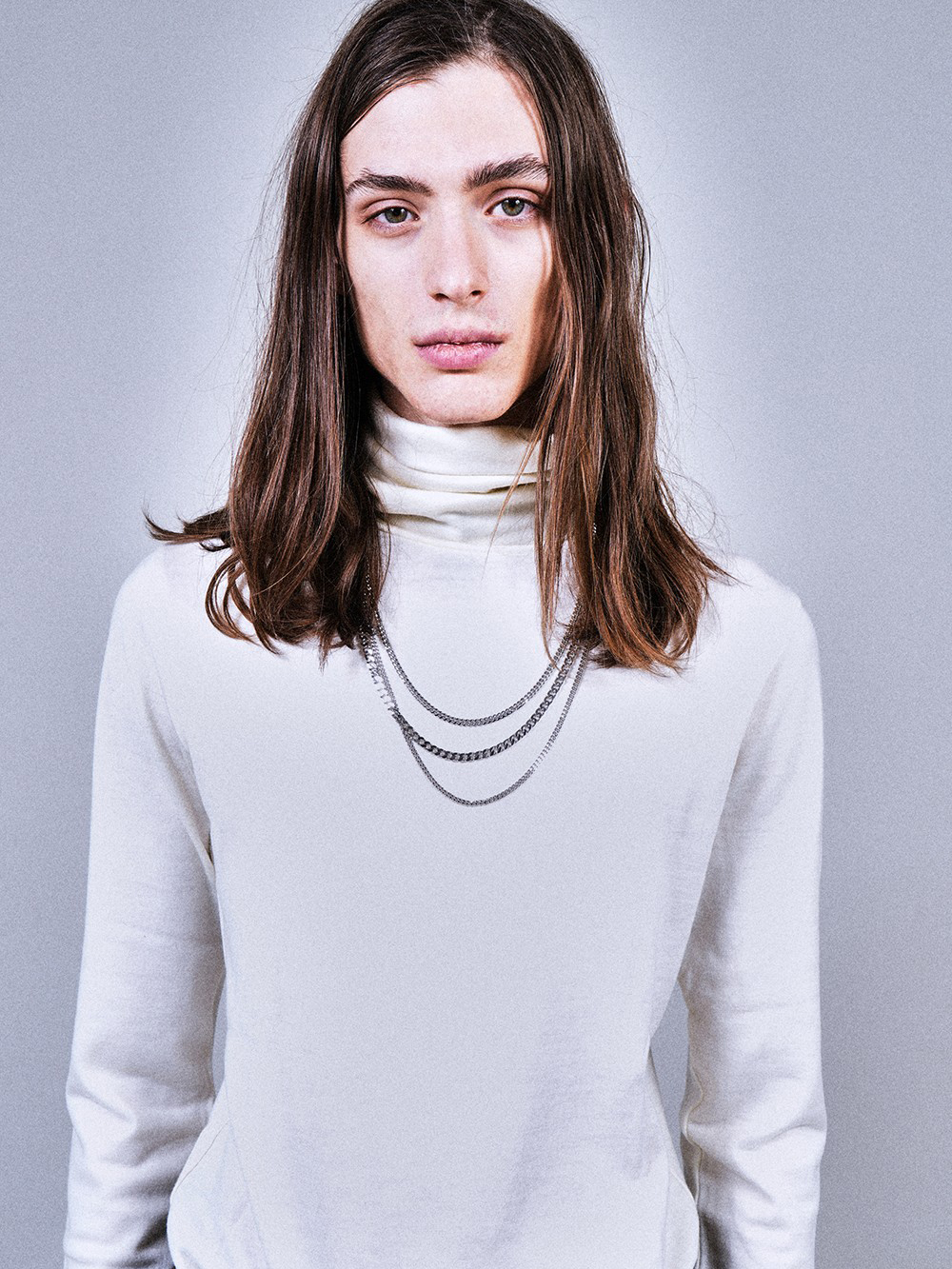 GalaabenD 2022-23AW - GalaabenD 2022-23AW Collection Final Arrival! Now available in stores and by mail order! - 87320705-Cream-22AW(2/48 Mild Washable Jersey Turtleneck Pullover Cream) - 1-007