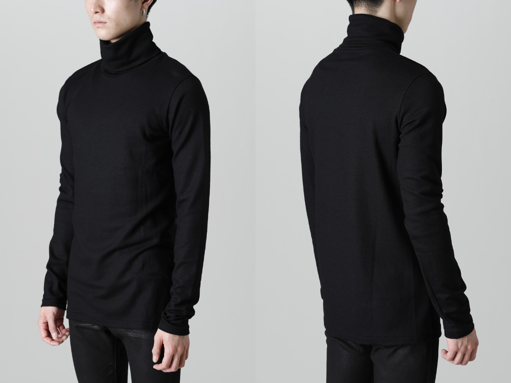 GalaabenD 2022-23AW - GalaabenD 2022-23AW Collection Final Arrival! Now available in stores and by mail order! - 87320705-Black-22AW(2/48 Mild Washable Jersey Turtleneck Pullover Black) - 1-008