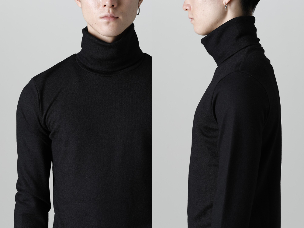 GalaabenD 2022-23AW - GalaabenD 2022-23AW Collection Final Arrival! Now available in stores and by mail order! - 87320705-Black-22AW(2/48 Mild Washable Jersey Turtleneck Pullover Black) - 1-008