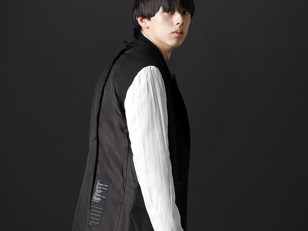 nude:masahiko maruyama / kujaku 2022-23AW - Tailored jacket filled with the brand's character - NU-1651(Reversible Oversized Jacket) KJ-22AW30-Black(sangoju pullover Black) - 2-002