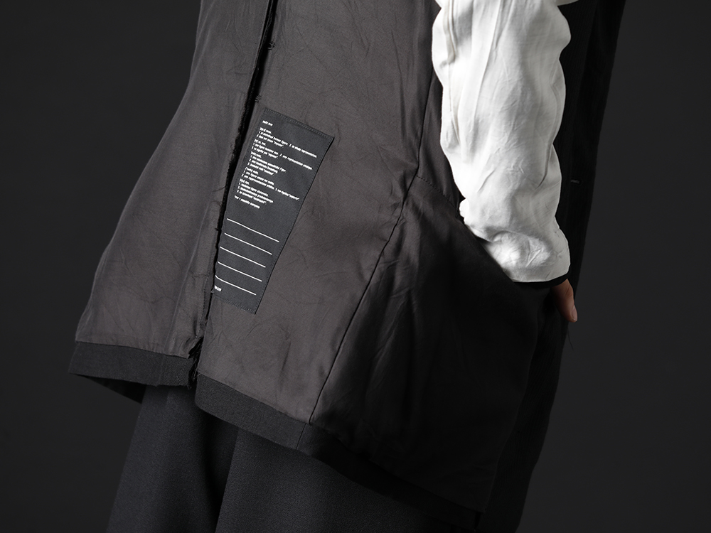 nude:masahiko maruyama 2022-23AW - Tailored jacket filled with the brand's character - NU-1651(Reversible Oversized Jacket) - 2-006