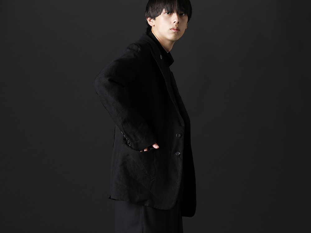 nude:masahiko maruyama / kujaku 2022-23AW - Tailored jacket filled with the brand's character - NU-1651(Reversible Oversized Jacket) KJ-22AW30-Black(sangoju pullover Black) - 2-007