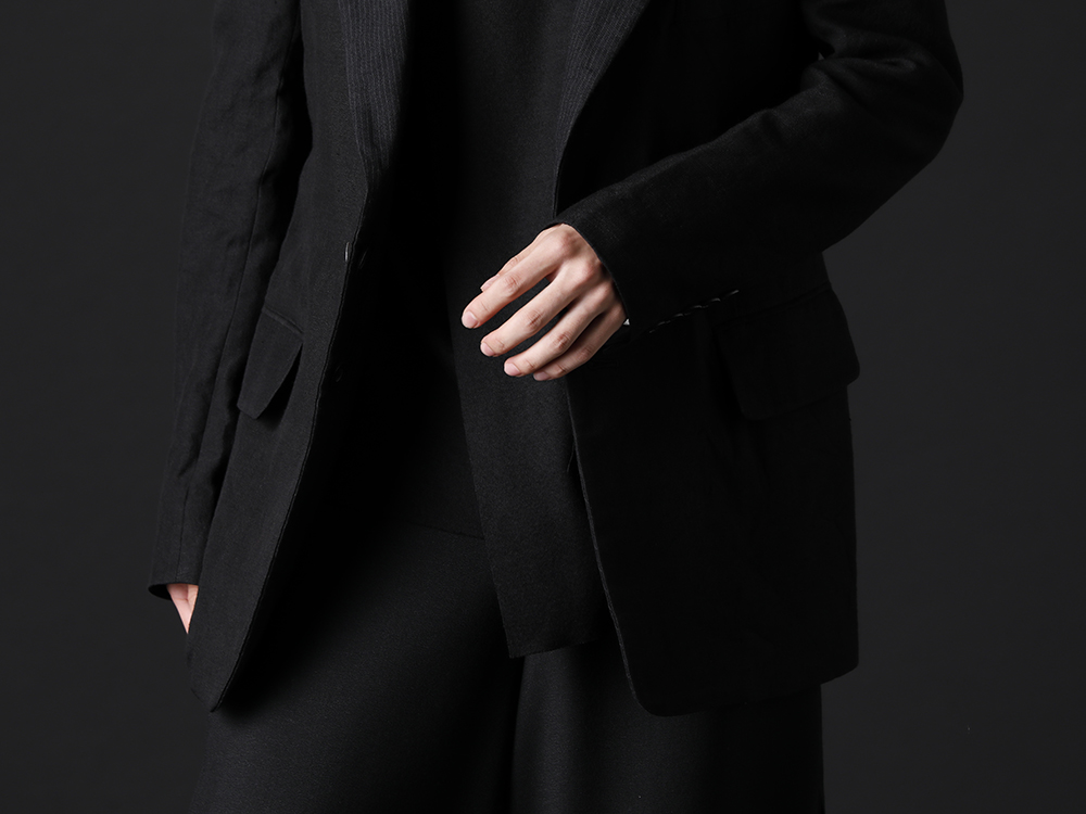 nude:masahiko maruyama / kujaku 2022-23AW - Tailored jacket filled with the brand's character - NU-1651(Reversible Oversized Jacket) KJ-22AW30-Black(sangoju pullover Black) - 2-010