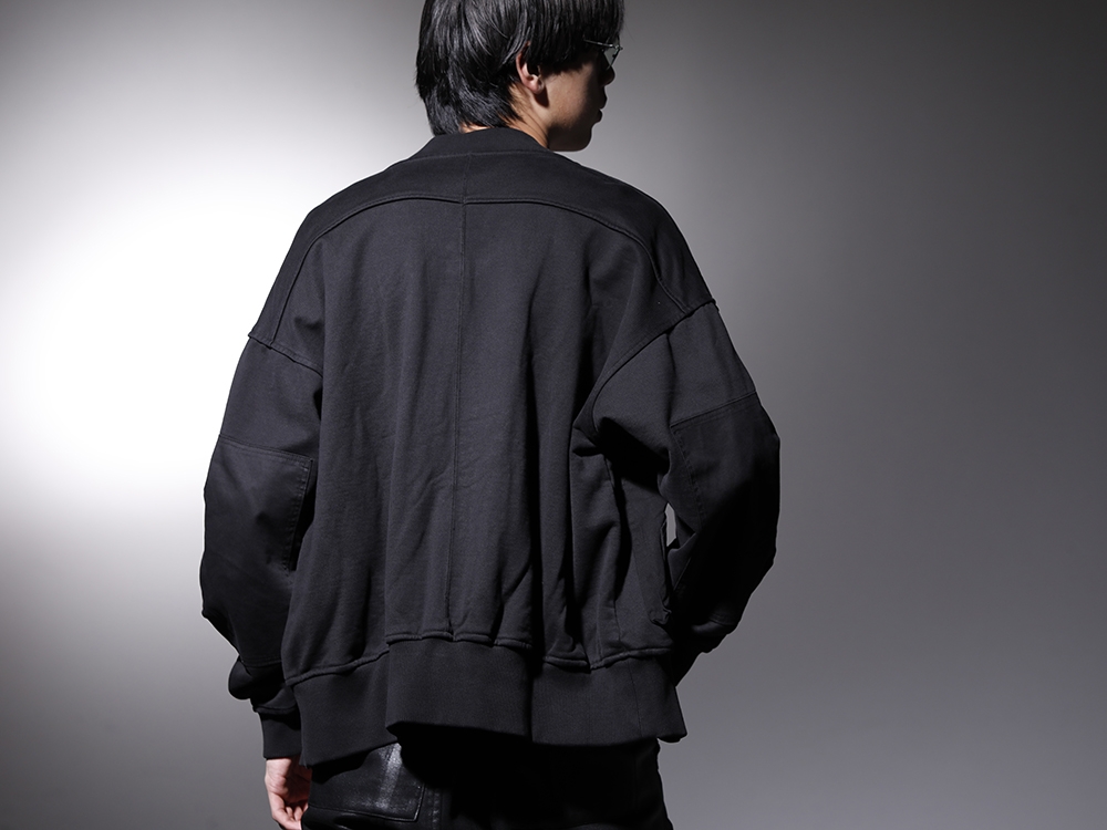ザ ヴィリディアン 2022-23AW - ルーズシルエットのブルゾンにクセのあるレイヤード - VI-3536-01(コットン裏毛 MA-1ブルゾン) - 2-002
