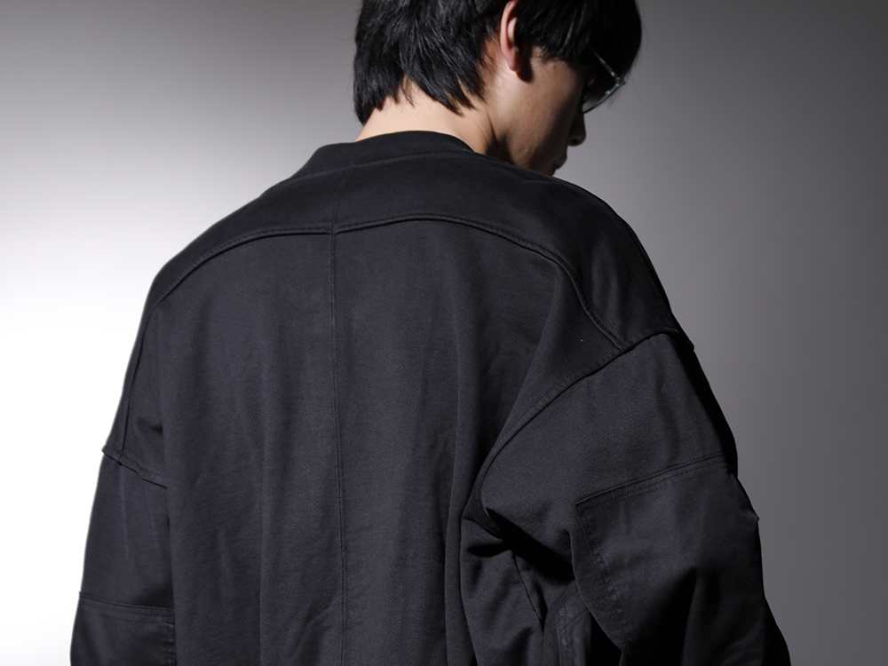 ザ ヴィリディアン 2022-23AW - ルーズシルエットのブルゾンにクセのあるレイヤード - VI-3536-01(コットン裏毛 MA-1ブルゾン) - 2-008