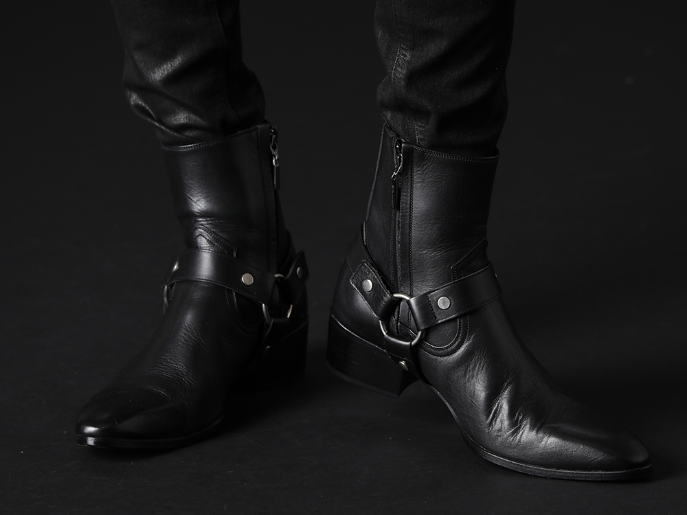 GalaabenD 2022-23AW - The skinny denim is coated with a clean, standard skinny denim. - 87115902(Harness Ring Boots) - 4-005