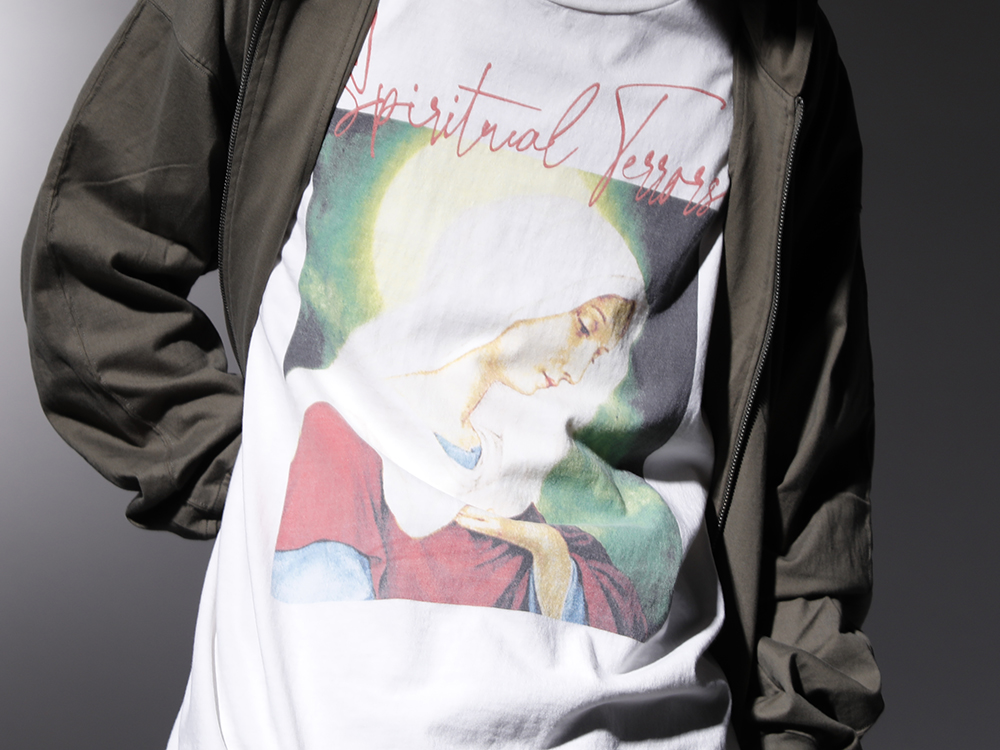 セントマイケル 2022-23AW - ミニマルながらもブランドらしさを表現するタック使い - SM-A22-0000-008(SPIRITUL MARIA ショートスリーブTシャツ) - 2-008