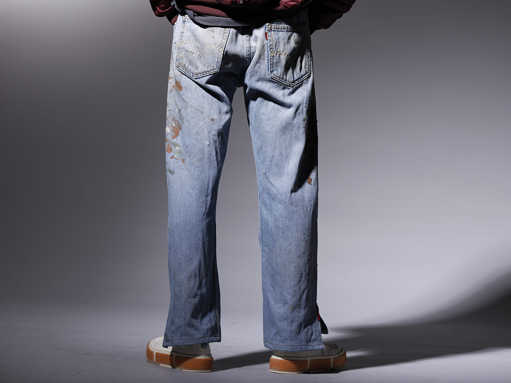 INNOCENCE NY / GUIDI 2022-23AW - The denim pants of the vintage are custom-made into a unique work of art. - innocence-ny-1st-2-7(REWORKED DENIM PANTS) GJ02-CO00T(Laced Up Boots - Horse Full Grain Leather - GJ02 CO00T) - 3-002