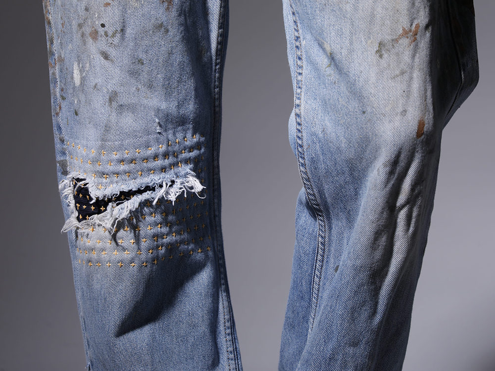 INNOCENCE NY 2022-23AW - The denim pants of the vintage are custom-made into a unique work of art. - innocence-ny-1st-2-7(REWORKED DENIM PANTS) - 3-003