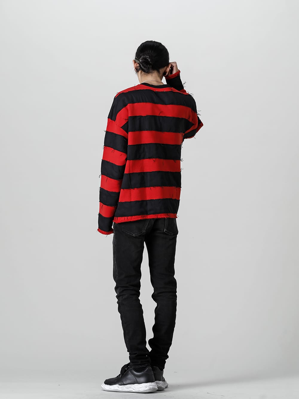 MINEDENIM 2022-23AW Styling An original striped L/S style in 