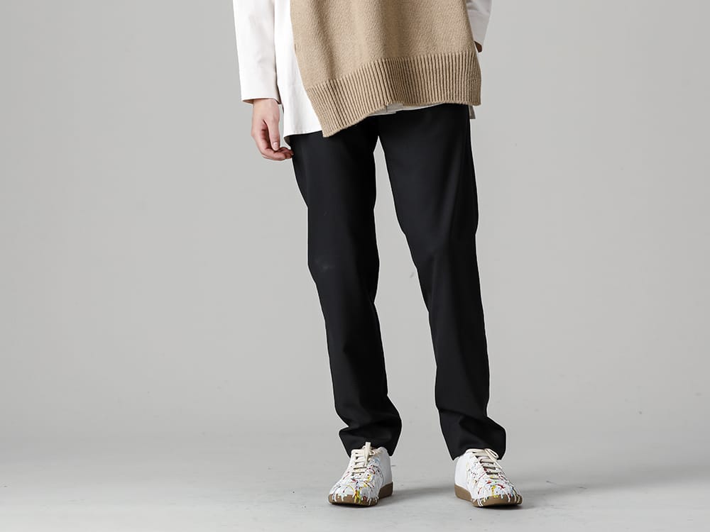 Maison Margiela - メゾン マルジェラ 2022-23AW  見出し3 S50KA0530 ドローストリング パンツ - レプリカ ペインター スニーカー Off White 3-001