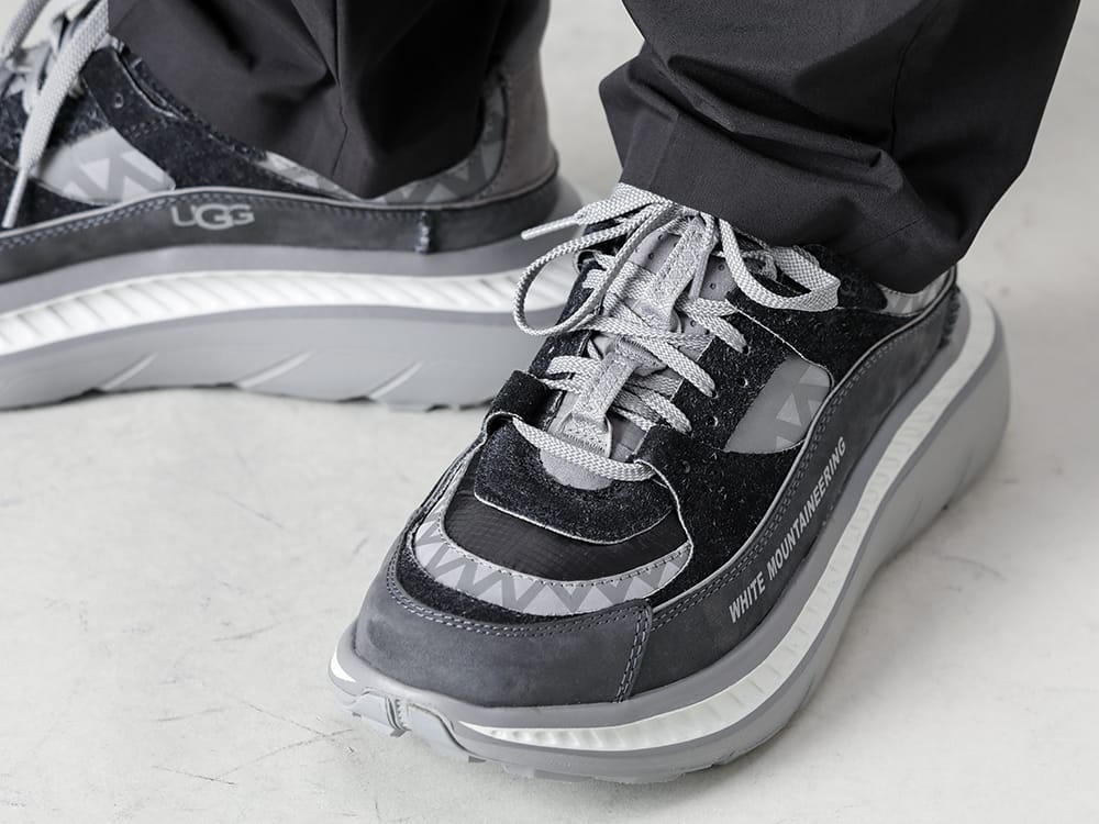 White Mountaineering 2022-23AW Wide tapered pants for just the right amount of relaxation! - BK2273402 Tech Weather Wide Tapered Pants - WM2273801 WM × UGG Sneakers 3-006