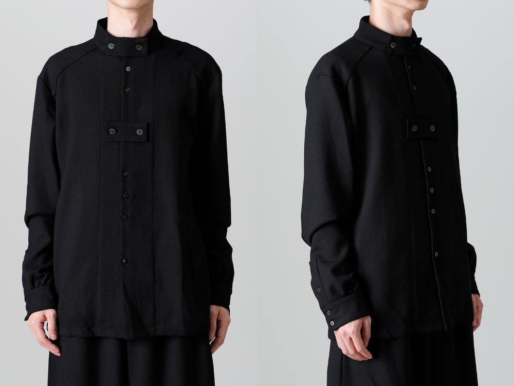 クジャク 2022-23AW - kujaku(クジャク) 2022-23AWコレクションより第2弾目が到着！只今より店頭・通販共に販売開始！ - KJ-22AW21(ミゾカクシ シャツ) - 1-004