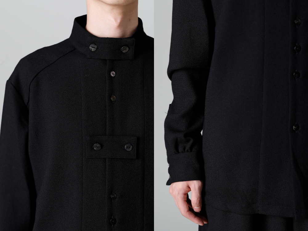 クジャク 2022-23AW - kujaku(クジャク) 2022-23AWコレクションより第2弾目が到着！只今より店頭・通販共に販売開始！ - KJ-22AW21(ミゾカクシ シャツ) - 1-005