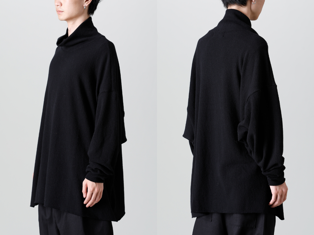 クジャク 2022-23AW - kujaku(クジャク) 2022-23AWコレクションより第2弾目が到着！只今より店頭・通販共に販売開始！ - KJ-22AW29-Black(コスモス プルオーバー ブラック) - 1-008