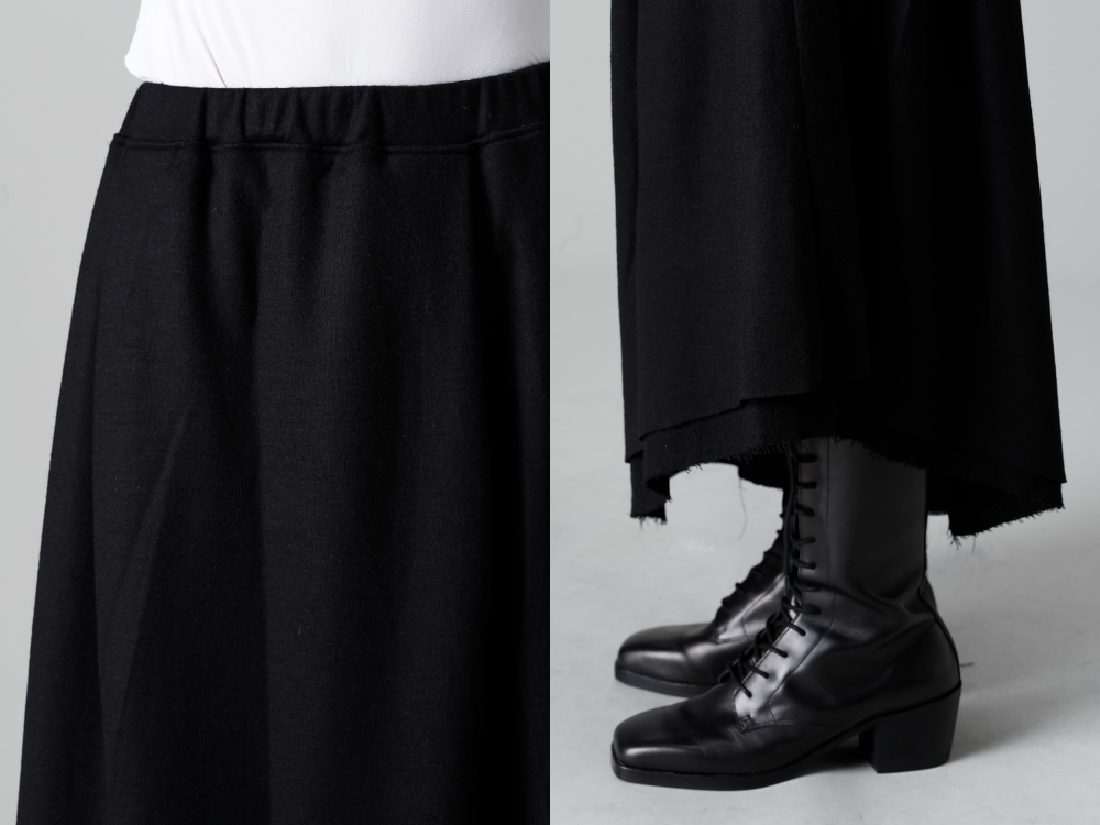 クジャク 2022-23AW - kujaku(クジャク) 2022-23AWコレクションより第2弾目が到着！只今より店頭・通販共に販売開始！ - KJ-22AW33-Black(オトメユリ スカート ブラック) - 1-014
