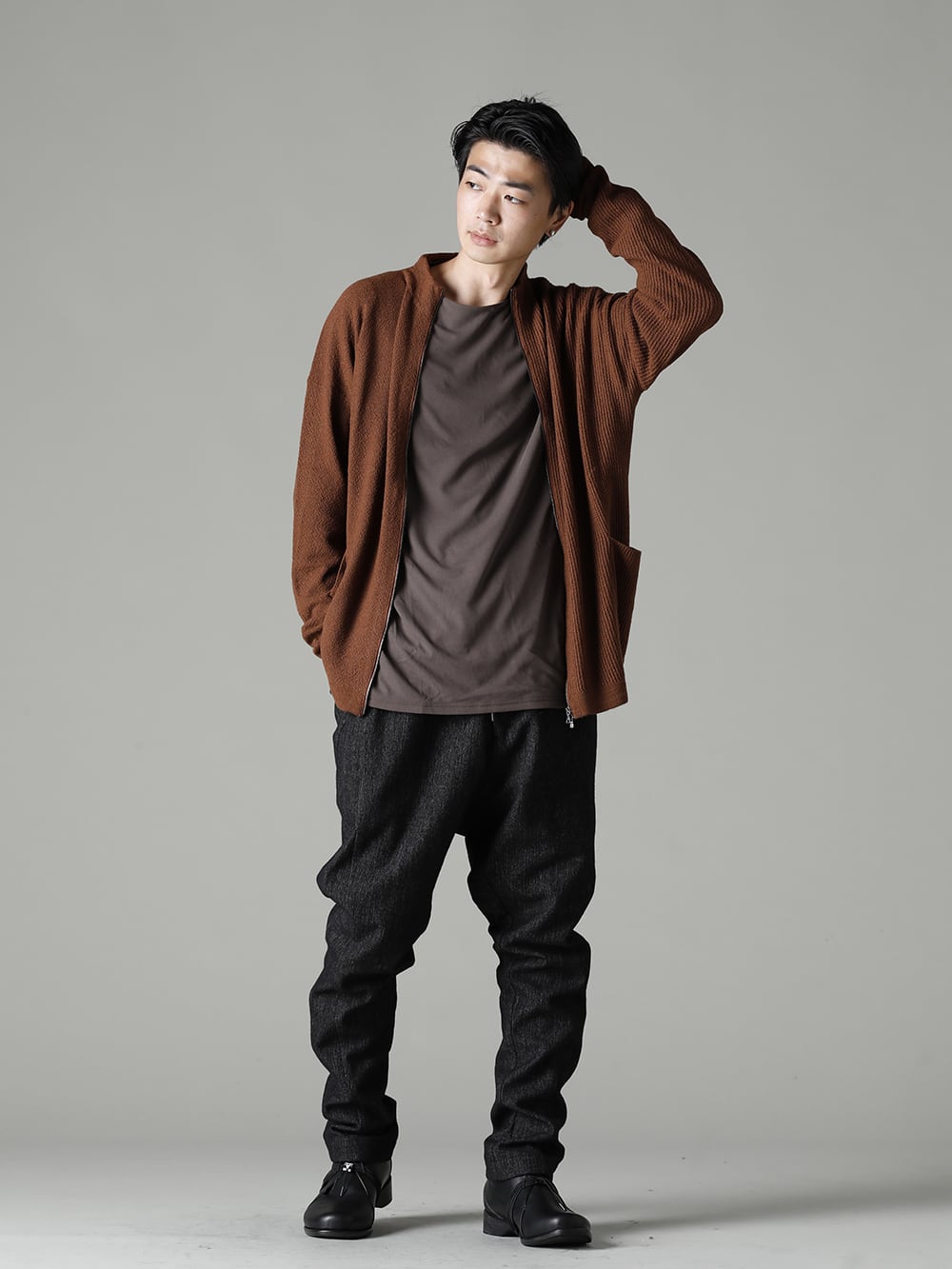 DEVOA 22-23AW Cardigan merino wool 3-002