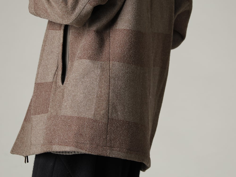 DEVOA(デヴォア) 22-32AW(秋冬) 色落ちしたようなくすみと起毛感のある表情 - JKI-SNM L7 コート ウールニードルパンチ 3-002