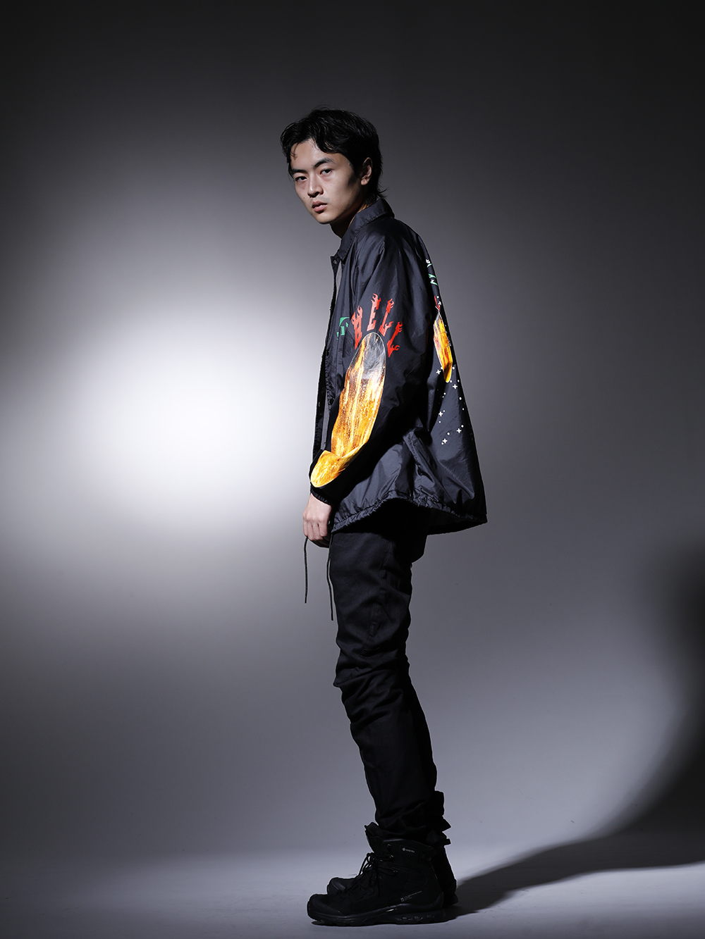 SAINT M×××××× 2022 -23 AW VLONE collaboration jacket styling