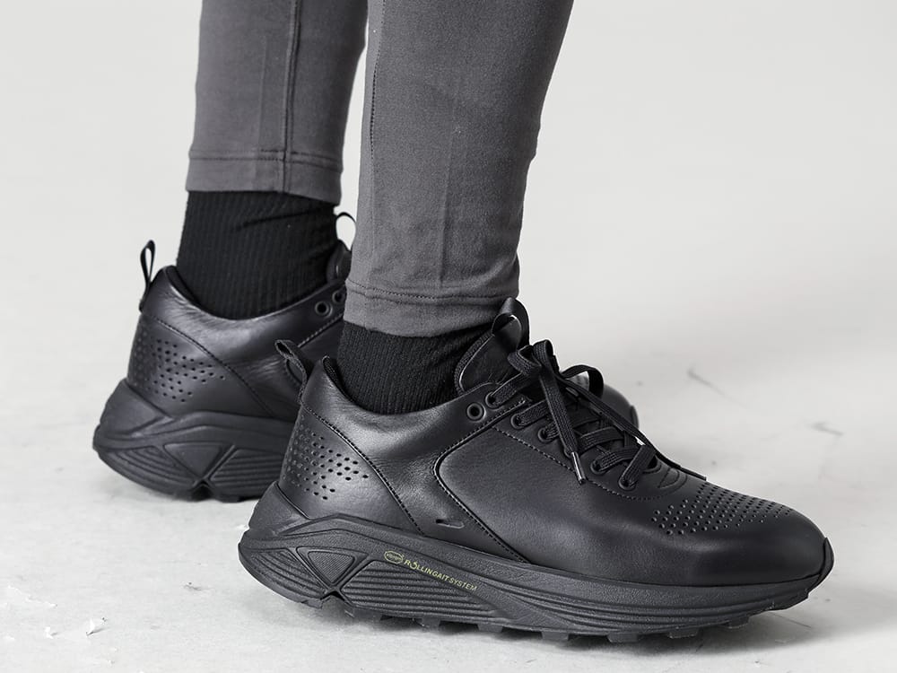 SUNCORE - サンコア 22-23AW リネンショートパンツをモダール素材のレギンスでレイヤード - SCV186C016-Night Run light Black - RB-420-Modal Jersey Leggings C.Gray 3-006