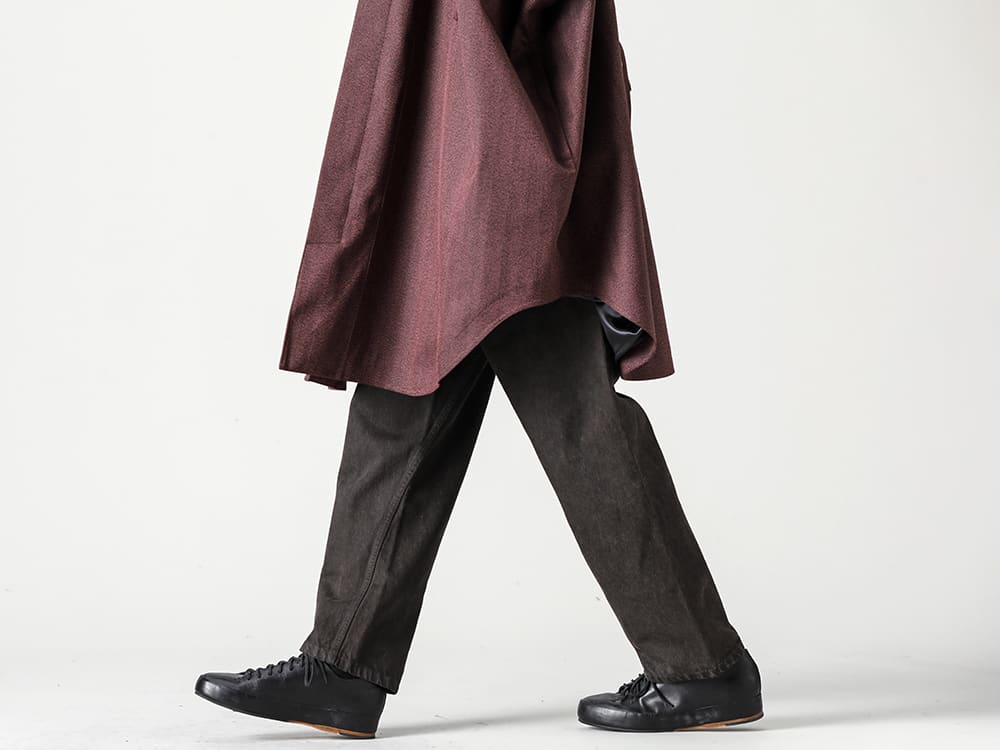 Norwegian Rain 22-23AW Versatile pants and sneakers for a wide range of styles -  UM3530-Black-Brown-フェリックス パンツ ブラック/ブラウン - Handsewn-Classic-Lo-ハンドソーン クラシック ロー 3-003