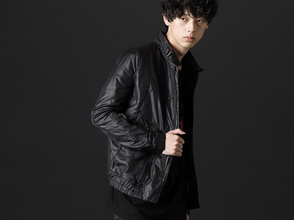 JULIUS 2022-23AW - A military-style cargo blouson with a sense of brand. - 797BLM7(Cargo Blouson Polyester Cotton Cloth) 787CUM3(DUSK Twist Tuck Short sleeve T-shirts) - 2-001