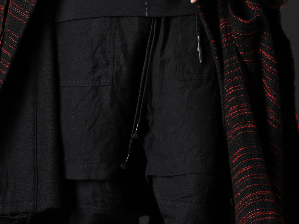 The Viridi-anne 2022-23AW - The casual lower half of the garment moderates the styling. - VI-3514-04(Wool / Linen Layered Pants) - 3-002