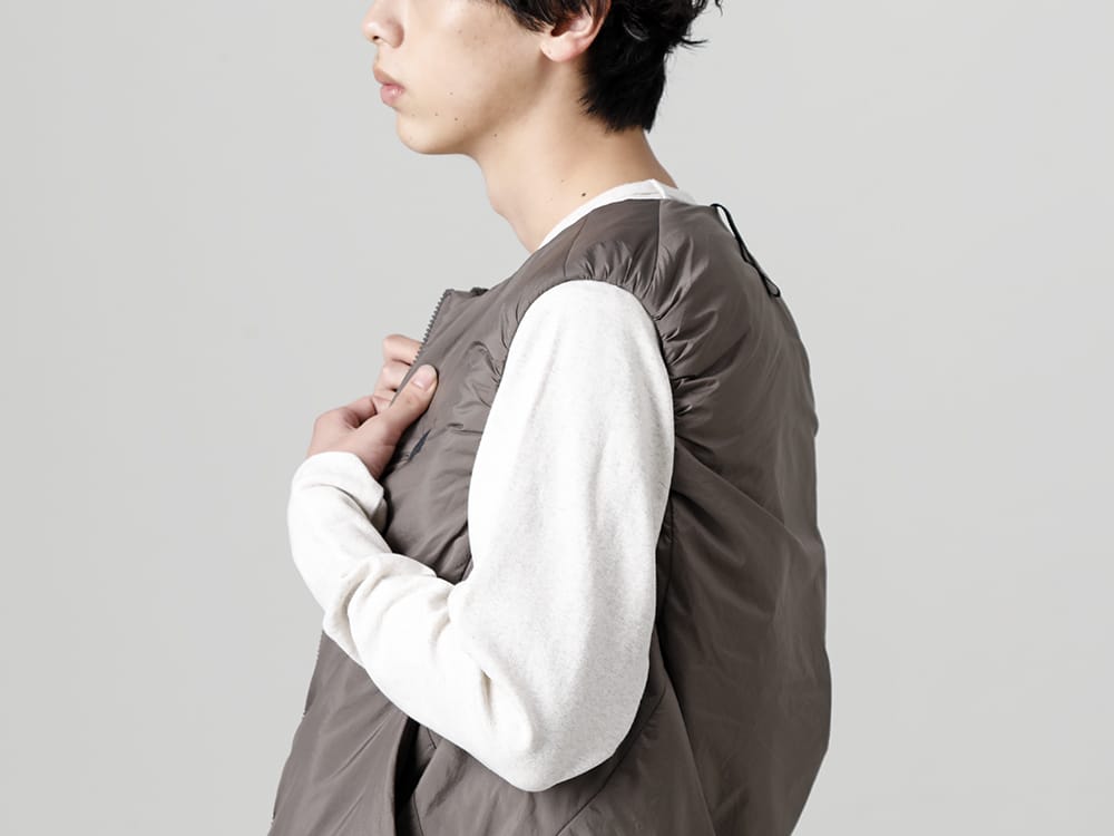 LANTERN 2022-23AW Light-toned brown for a fresh feel  - MMA-LAN-01-Brown heating Inner Vest Brown - RB-423-Oatmeal Ragran L/S Oatmeal 2-002