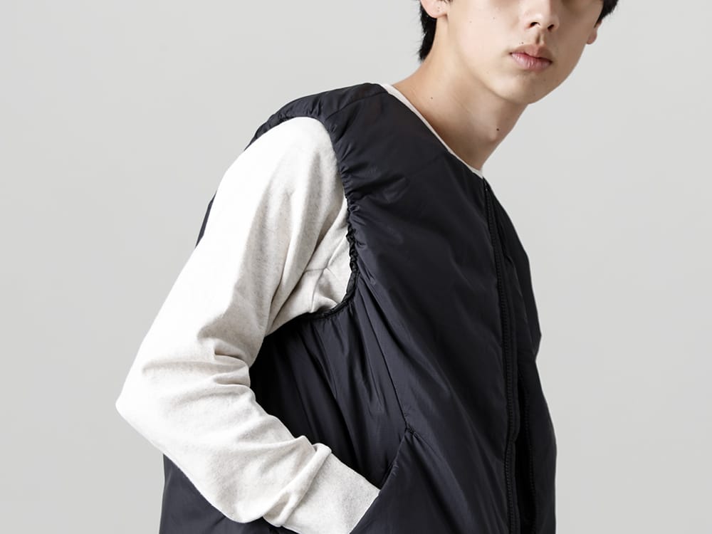 LANTERN 2022-23AW Black with a sense of stability if you choose it for basicness  - MMA-LAN-01-Black Heating inner Vest Black - RB-423-Oatmeal Ragran L/S Oatmeal 4-002
