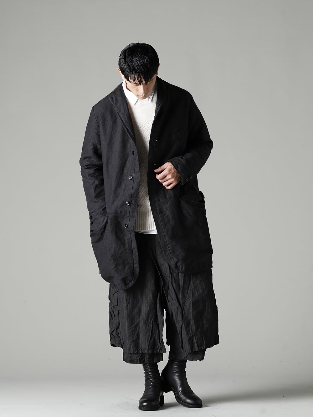 GARMENT REPRODUCTION OF WORKERS 22-23AW Arthur Coat Washi Black