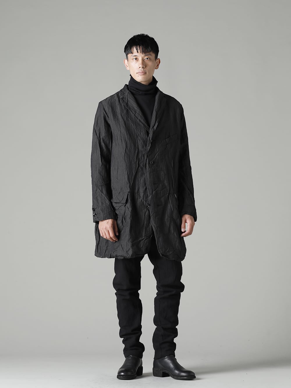 GARMENT REPRODUCTION OF WORKERS 22-23AW Arthur Coat Gray Stripe