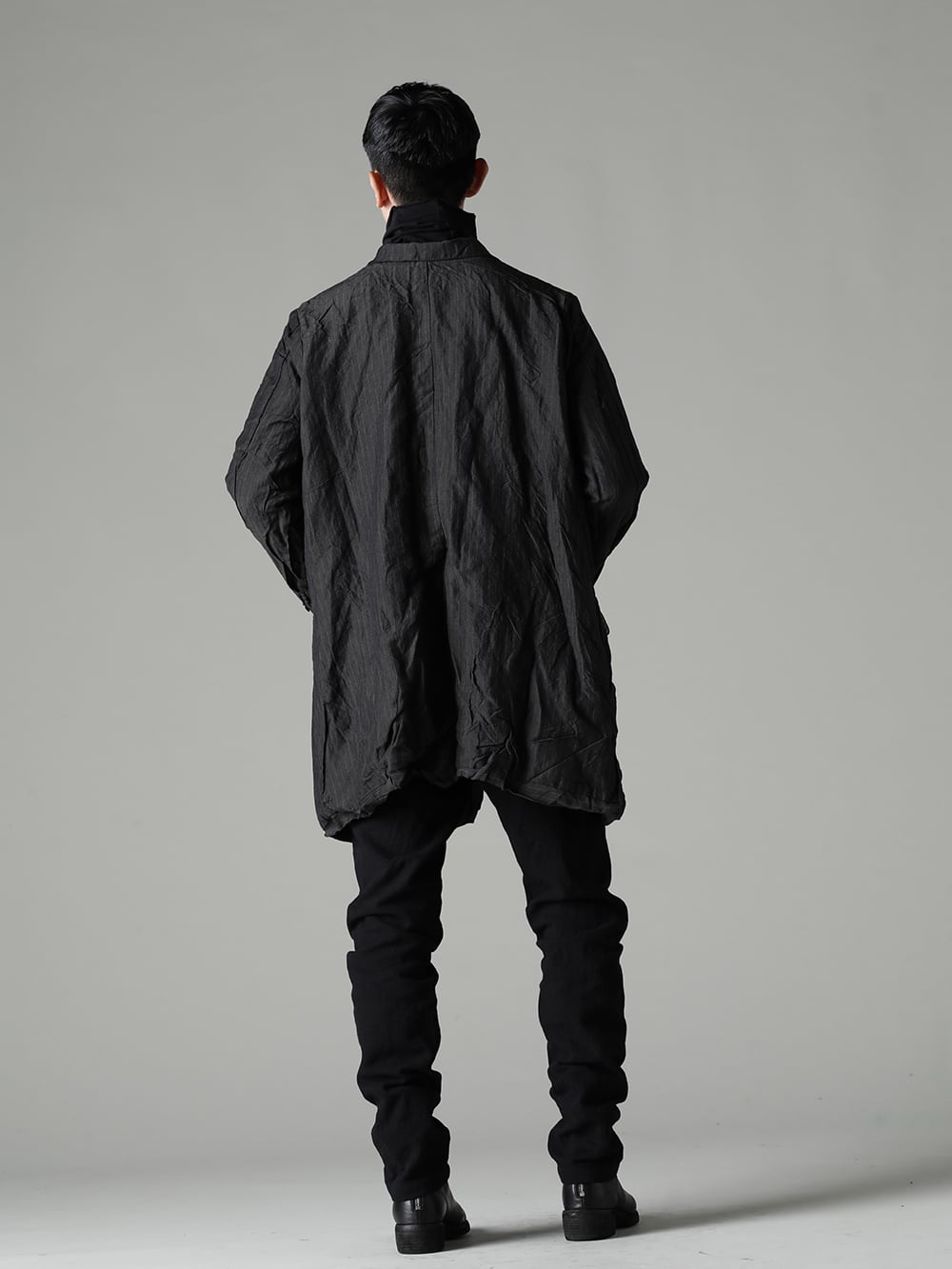 GARMENT REPRODUCTION OF WORKERS 22-23AW Arthur Coat Gray Stripe 2-002