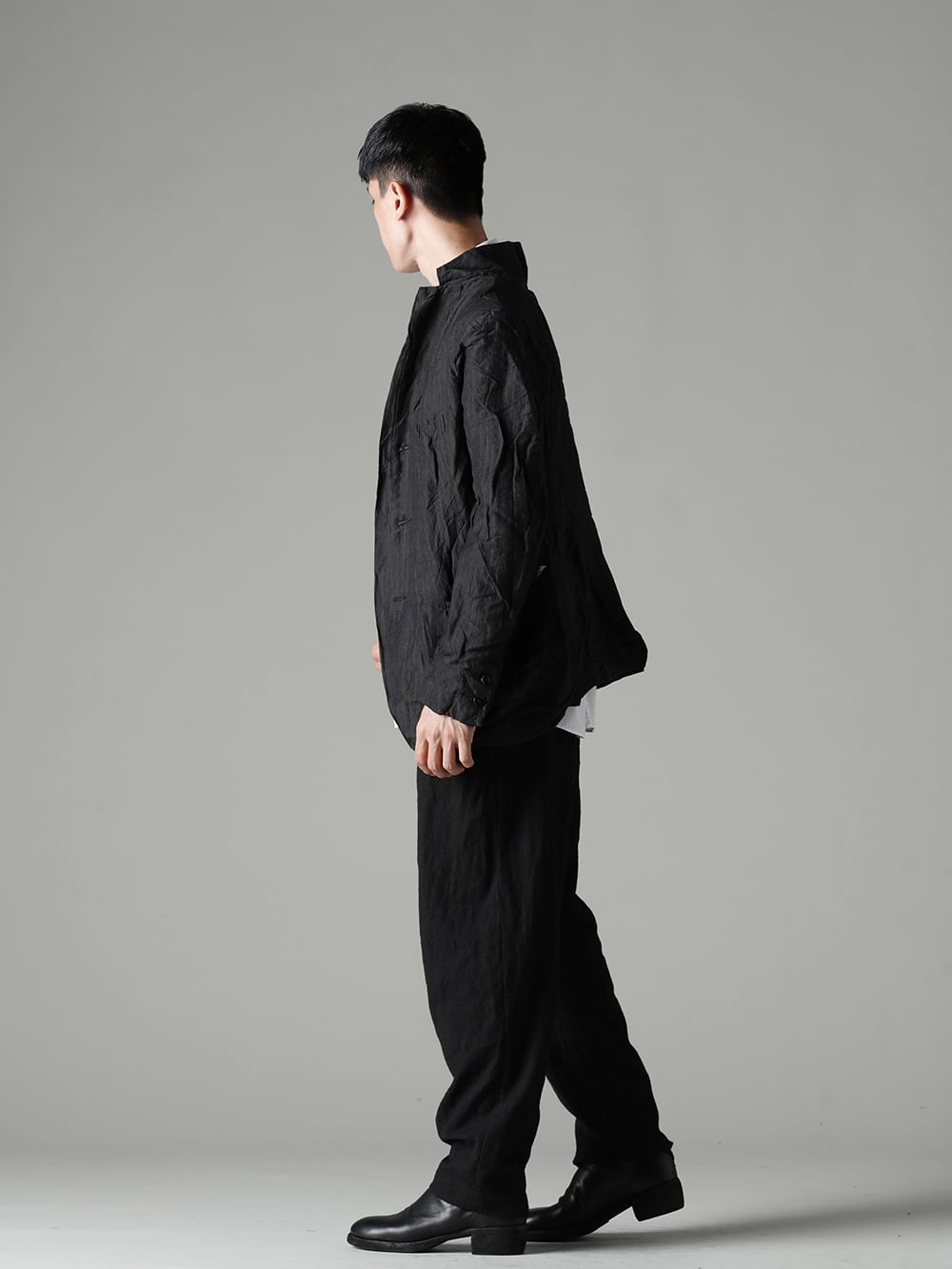 GARMENT REPRODUCTION OF WORKERS 22-23AW Arthur Jacket Gray Stripe 3-002