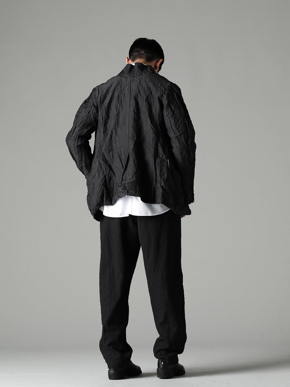 GARMENT REPRODUCTION OF WORKERS 22-23AW Arthur Jacket Gray Stripe 3-003