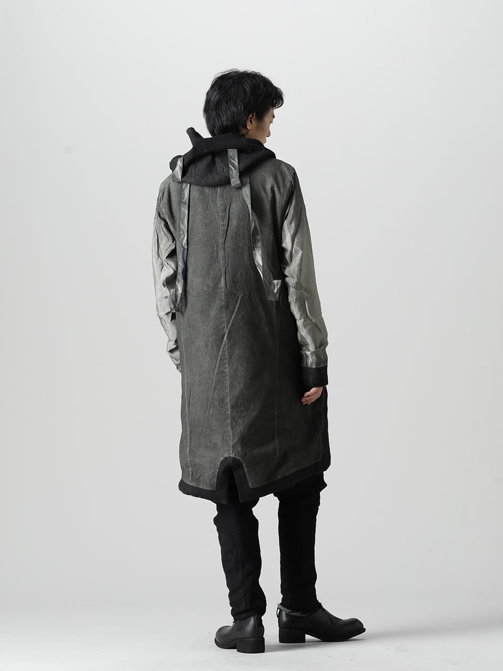 masnada 22-23AW Enjoy both sides of artisan and modest street - M2920 Reversible Parka  M2913 Lined Baggy Pants PL0FZ Orthopaedic Decollete Shoes Double Sole Horse Full Grain - PL0FZ 1-006