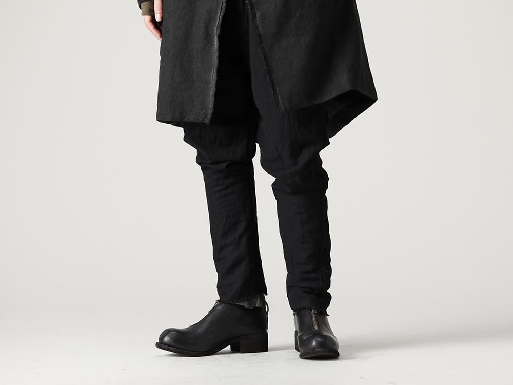 masnada 22-23AW Taste the brand's unified coordination - M2913 Lined Baggy Pants PL0FZ Orthopaedic Decollete Shoes Double Sole Horse Full Grain - PL0FZ 3-003