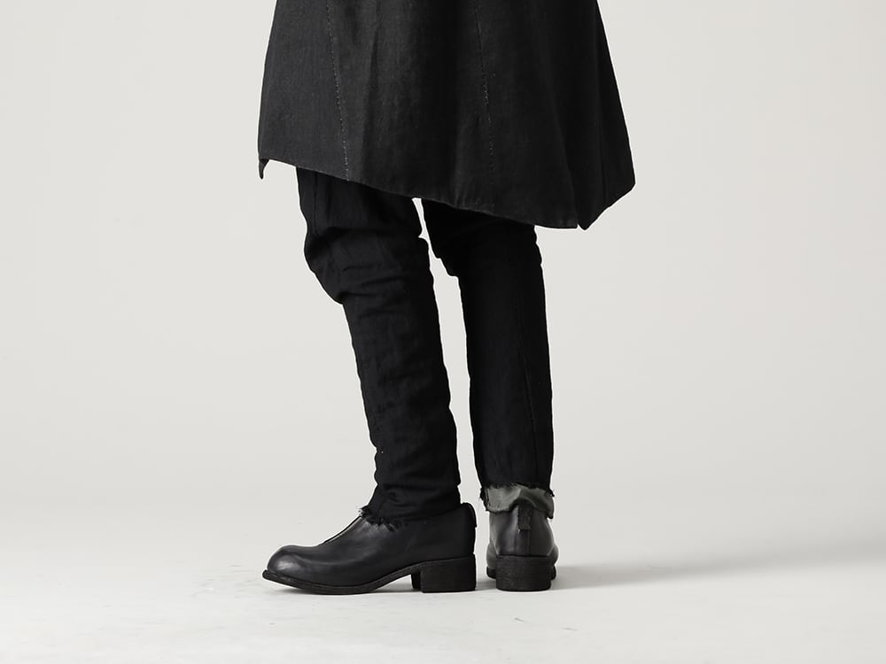 masnada 22-23AW Taste the brand's unified coordination - M2913 Lined Baggy Pants PL0FZ Orthopaedic Decollete Shoes Double Sole Horse Full Grain - PL0FZ 3-004