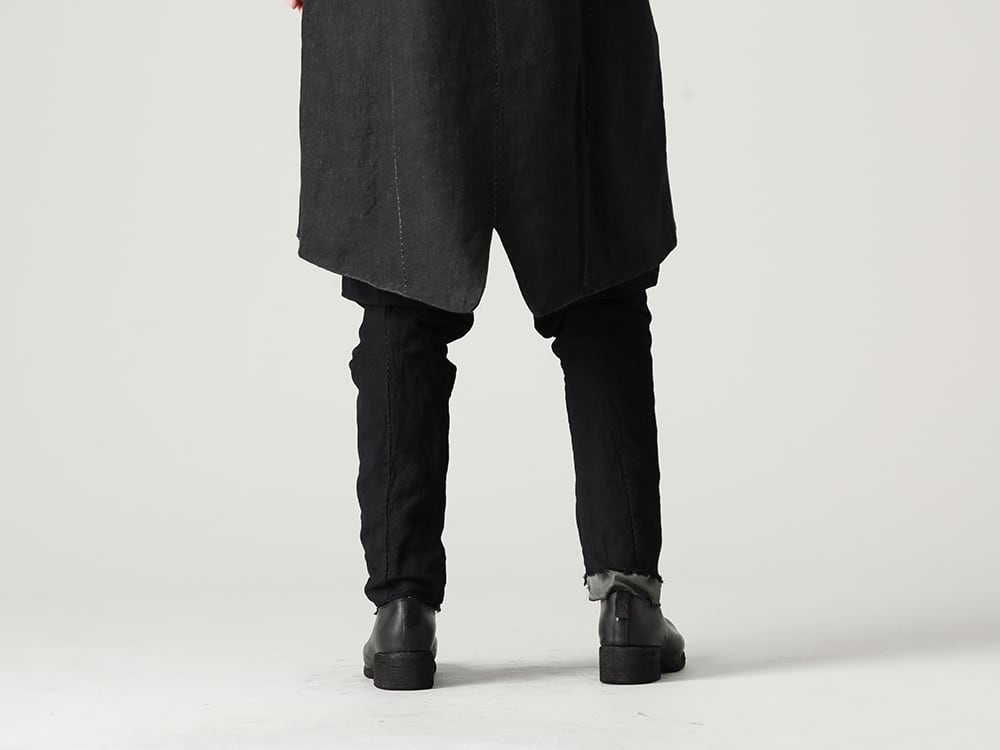 masnada 22-23AW Taste the brand's unified coordination - M2913 Lined Baggy Pants PL0FZ Orthopaedic Decollete Shoes Double Sole Horse Full Grain - PL0FZ 3-005