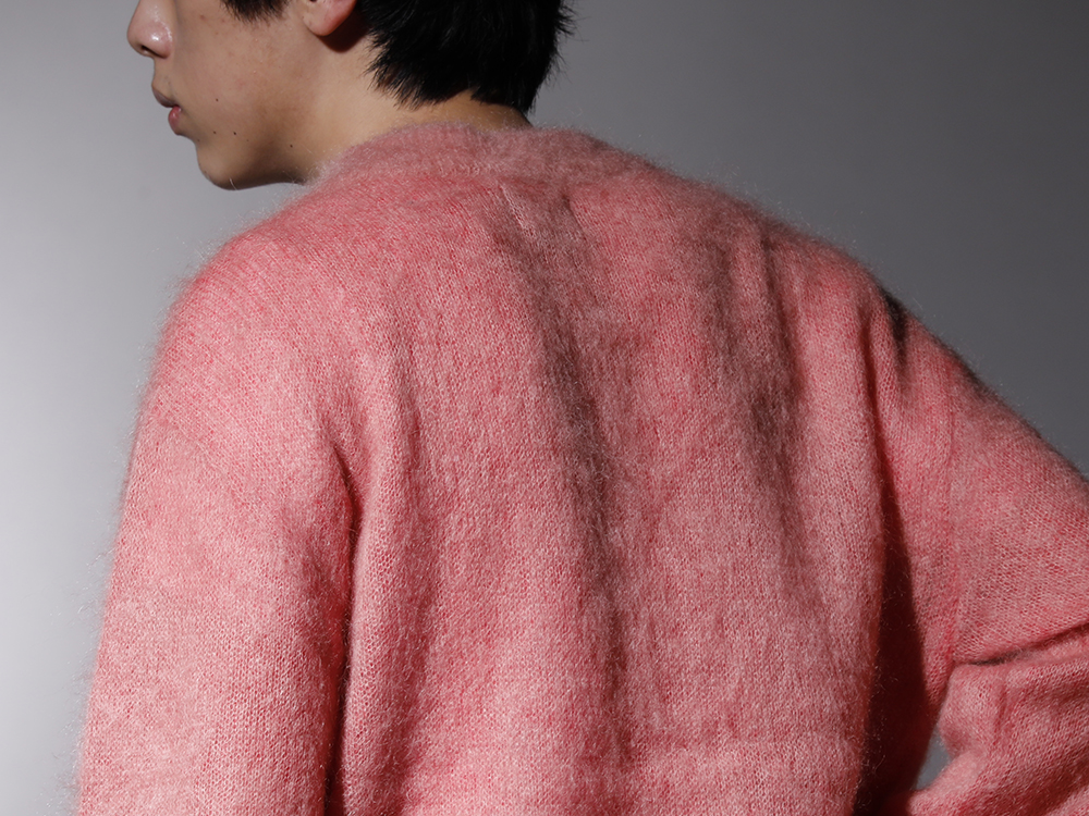 セントマイケル 2022-23AW - 不気味なデザインをカラー使いでポップな仕上がりに - SM-A22-0000-073(ボーン X レイズド × セントマイケル CLOWN ニット ピンク) - 2-006