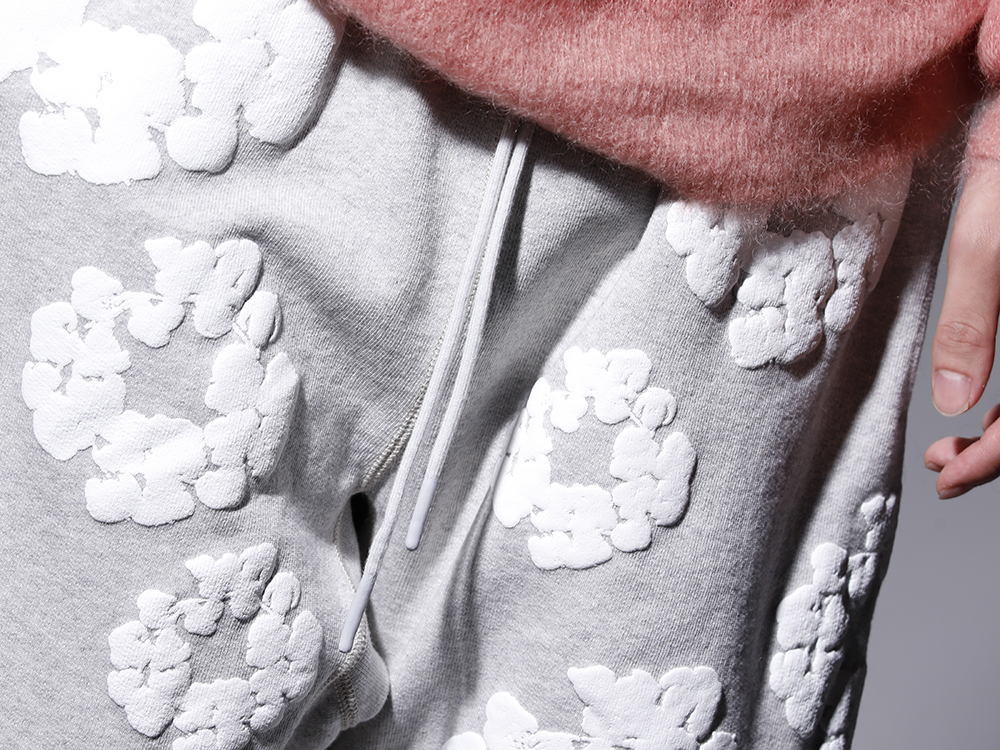 デニムティアーズ 2022-23AW - アイコニックなデザインを落とし込んだコラボショーツ - RM-K01-0000-133(レディメイド × デニムティアーズ COTTON WREATH スウェットショーツ グレー - RE-DT-GY-00-00-17) - 3-005