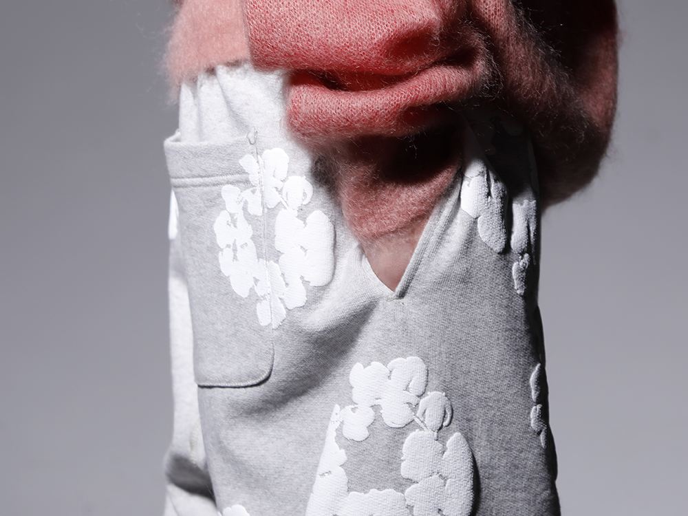 デニムティアーズ 2022-23AW - アイコニックなデザインを落とし込んだコラボショーツ - RM-K01-0000-133(レディメイド × デニムティアーズ COTTON WREATH スウェットショーツ グレー - RE-DT-GY-00-00-17) - 3-006