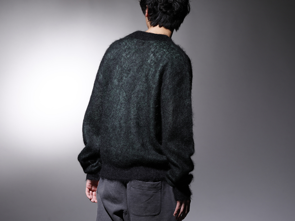 SAINT M×××××× 2022-23AW - A highly designed mohair knit made in collaboration - SM-A22-0000-072(BORN X RAISED × ©SAINT M×××××× CLOWN Knit Black) - 2-002