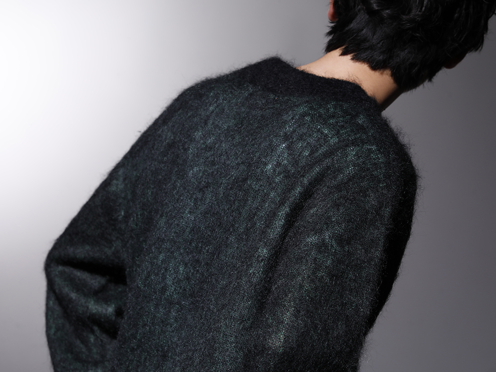 SAINT M×××××× 2022-23AW - A highly designed mohair knit made in collaboration - SM-A22-0000-072(BORN X RAISED × ©SAINT M×××××× CLOWN Knit Black) - 2-007