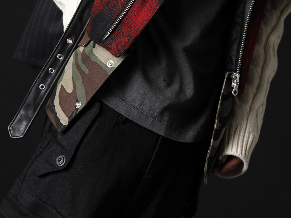 フェノメノン 2022-23AW - ブランドのこだわりを詰め込んだ、贅沢なミックスジャケット - ILLJK22A-008(ミックスジャケット) - 2-006