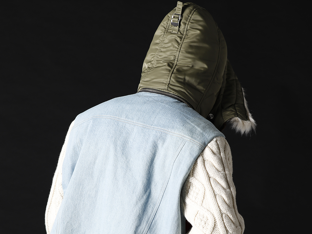 フェノメノン 2022-23AW - ブランドのこだわりを詰め込んだ、贅沢なミックスジャケット - ILLJK22A-008(ミックスジャケット) - 2-010