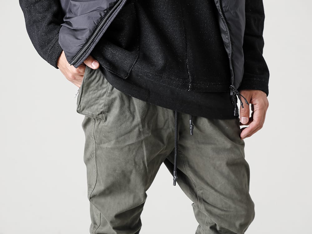 RIPVANWINKLE 2022-23AW Dark Khaki Motorcycle Easy to Enhance Black - RB-410-D.Khaki Motorcycle Easy D.Khaki - SCV186C016 Black Night Run light Black Black 3-002