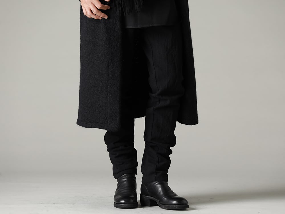 Forme d`expression 22-23AW(秋冬) 幅広いコーディネートに対応 - UP110-354B コントゥア パンツ 2.0  -  788Z_H バックジップブーツ ダブルソール - ホース フルグレイン レザー 3-004