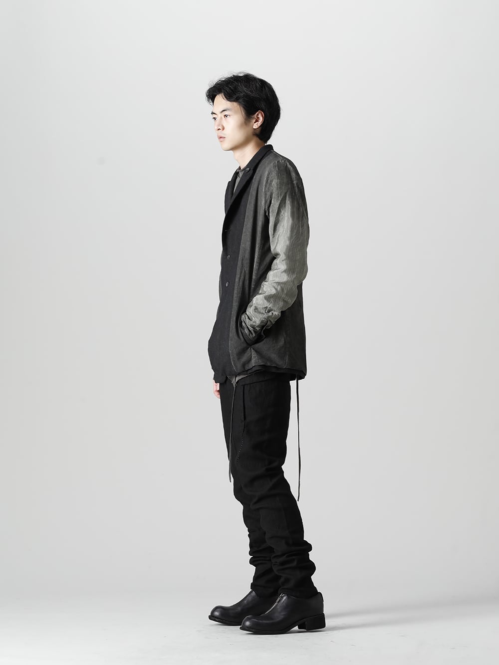 masnada 22-23AW Bicolor with a rich expression - M2921 Reversible Jacket - M2973 Iconic Bound Top - M2923 Slim Pants - Orthopaedic Decollete Shoes Double Sole Horse Full Grain - PL0FZ 2-001