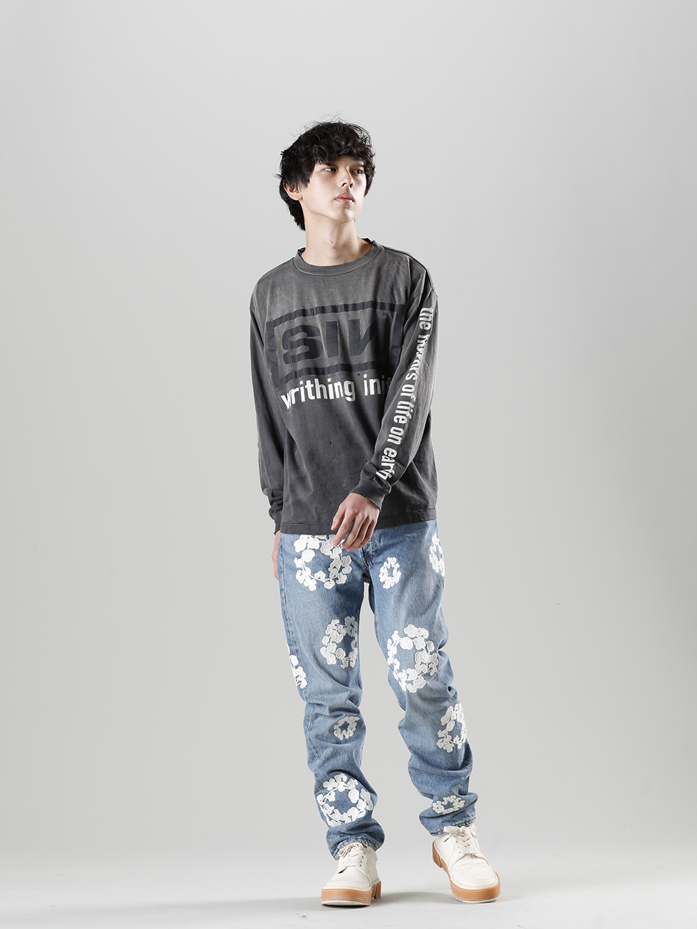 SAINT MICHAEL 2022-23AW - ©️SAINT M×××××× 2022-23秋冬系列的第5波单品发布啦!现在开始在店铺和网购同时销售! - SM-A22-0000-012(SIN Long sleeve T-shirt) - 1-019