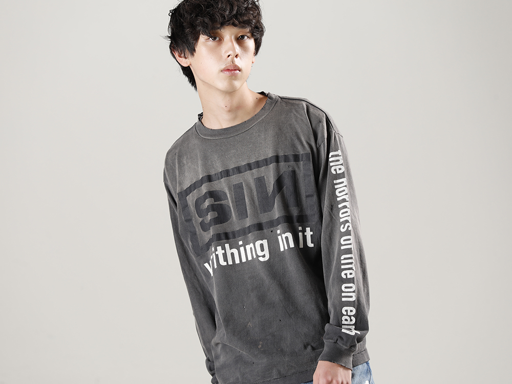 SAINT MICHAEL 2022-23AW - ©️SAINT M×××××× 2022-23秋冬系列的第5波单品发布啦!现在开始在店铺和网购同时销售! - SM-A22-0000-012(SIN Long sleeve T-shirt) - 1-020